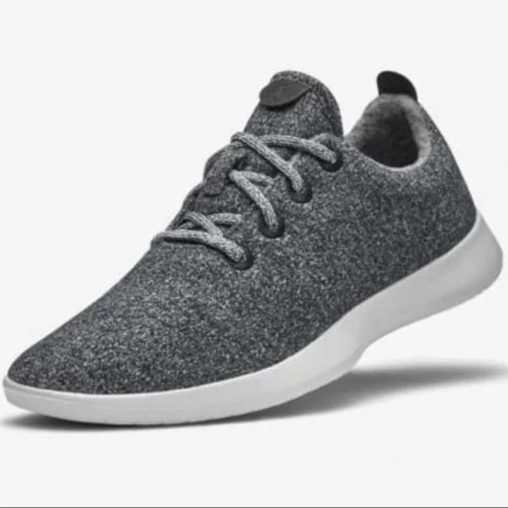 Allbirds 9 Gray Merino WOOL RUNNERS Lace Up Comfort Shoes Sneakers